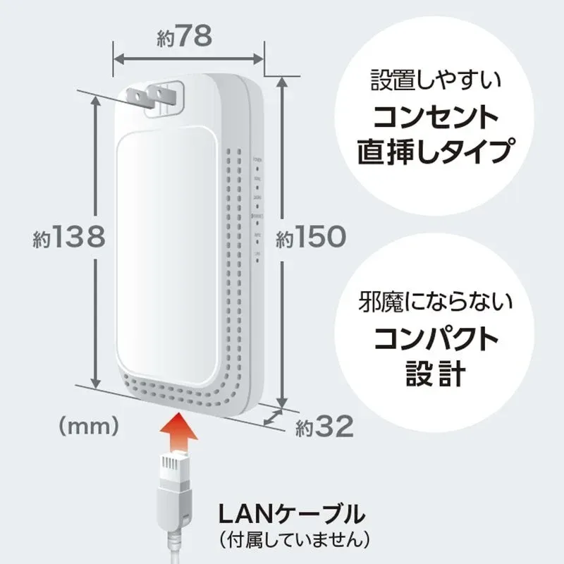 コンパクト設計の寸法図