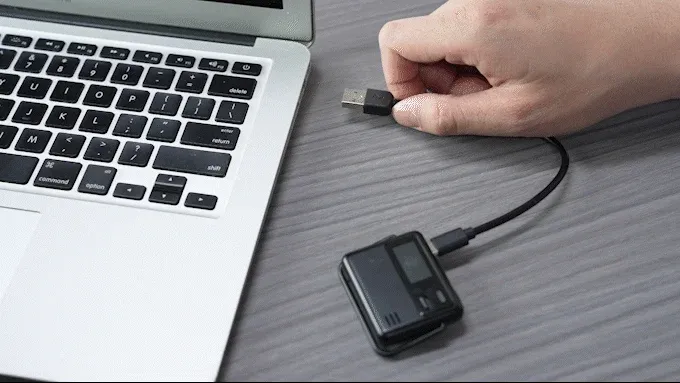 USB-Cポートで充電・データ転送