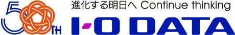 I-O DATA 50周年記念ロゴ