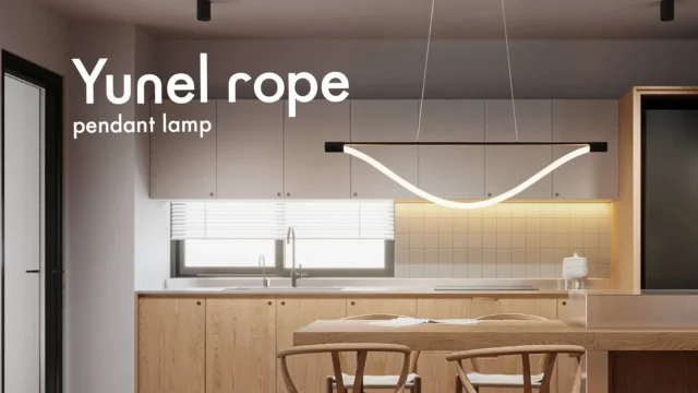 触れて育む、新しい光の形。DI CLASSEの新作「Yunel Rope」が織りなす、あたたかな時間