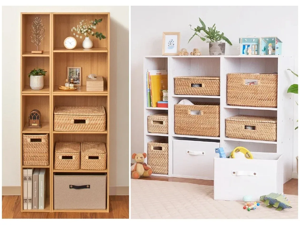 積み重ねできるカラーボックス