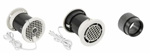 小型換気扇2台と部品