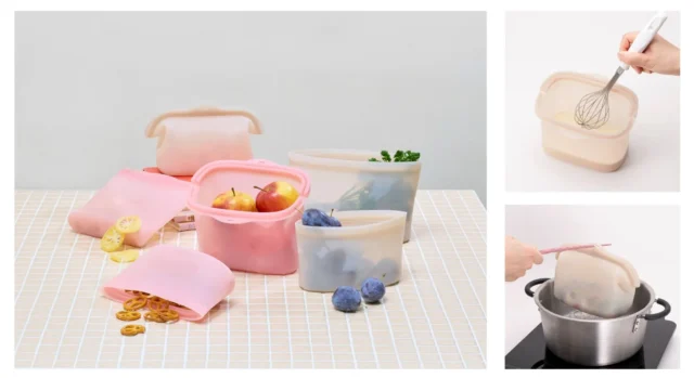 【もう手放せない！】下ごしらえから保存までこれ一つ！口がしっかり開くマルチシリコーンバッグで毎日の料理をもっと快適に