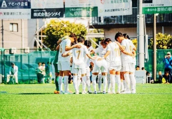 サッカーチームの円陣