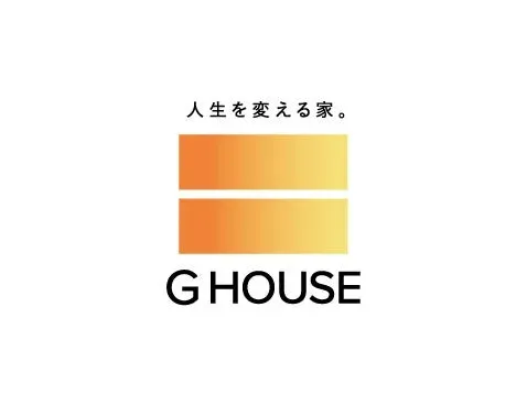 Gハウスのロゴ「人生を変える家。G HOUSE」