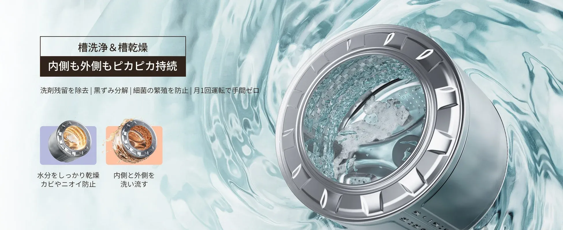 自動槽洗浄・乾燥