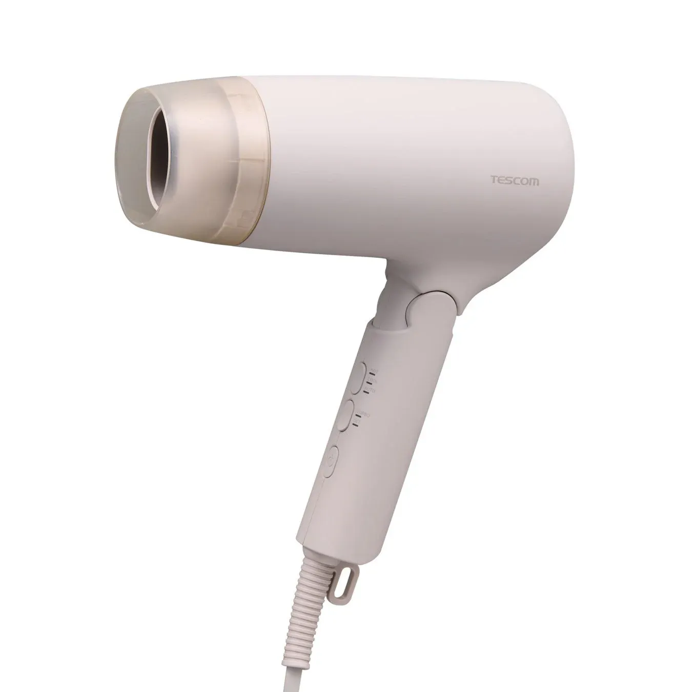 白とベージュのテスコム製ヘアドライヤー