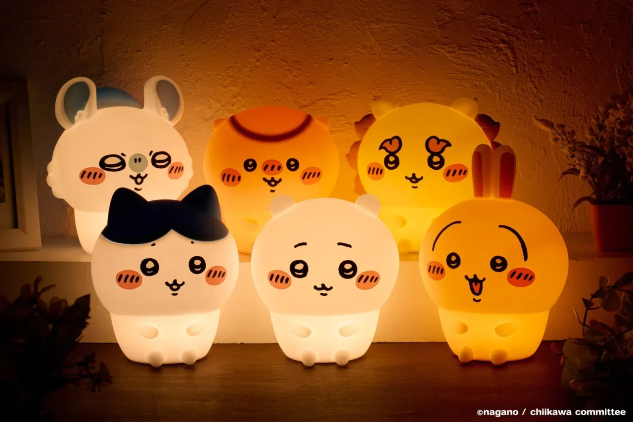 ちいかわのLEDルームライトが「オイテミルライト」にリニューアル!お部屋に癒やしをプラス