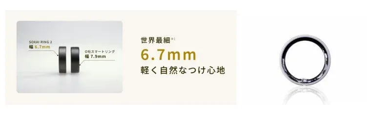 SOXAI RING 2 世界最細