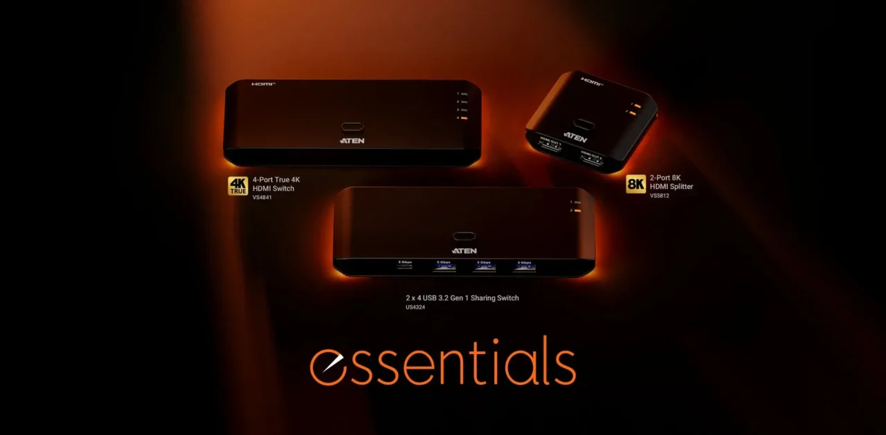 ATENジャパンが新境地へ！プロの技術を日常に届ける「ATEN essentials」シリーズで、デスク周りが劇的に変わる！