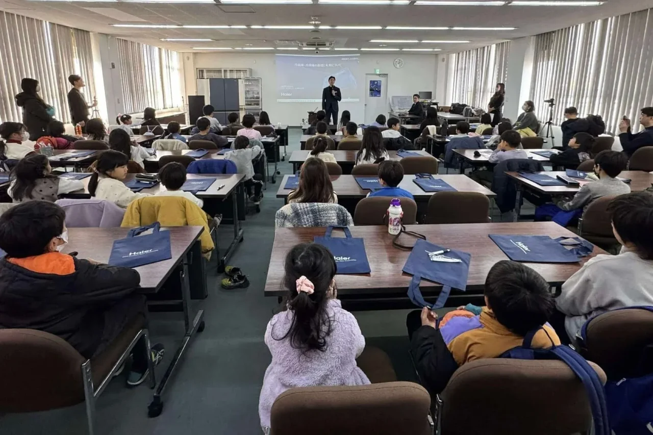 ハイアールが未来を担う小学生と「食と環境」を考える特別授業を大阪府四條畷市で開催