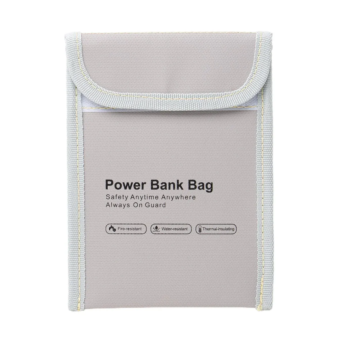 モバイルバッテリー用の保護バッグ（グレー）