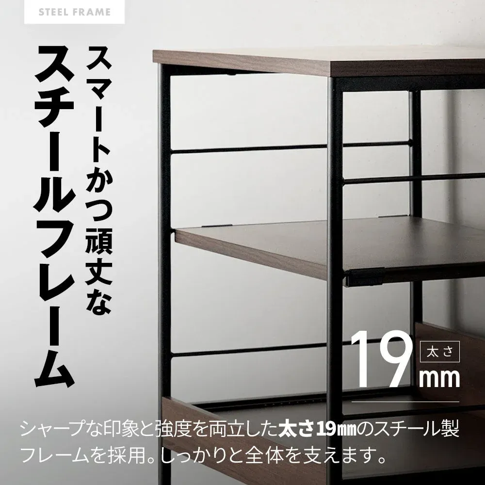 スマートかつ頑丈なスチールフレーム