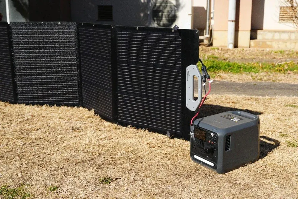 ソーラーパネル接続