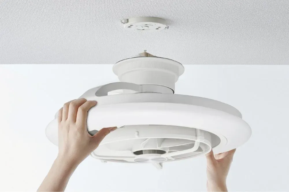 シーリングファンライトの取り付けイメージ