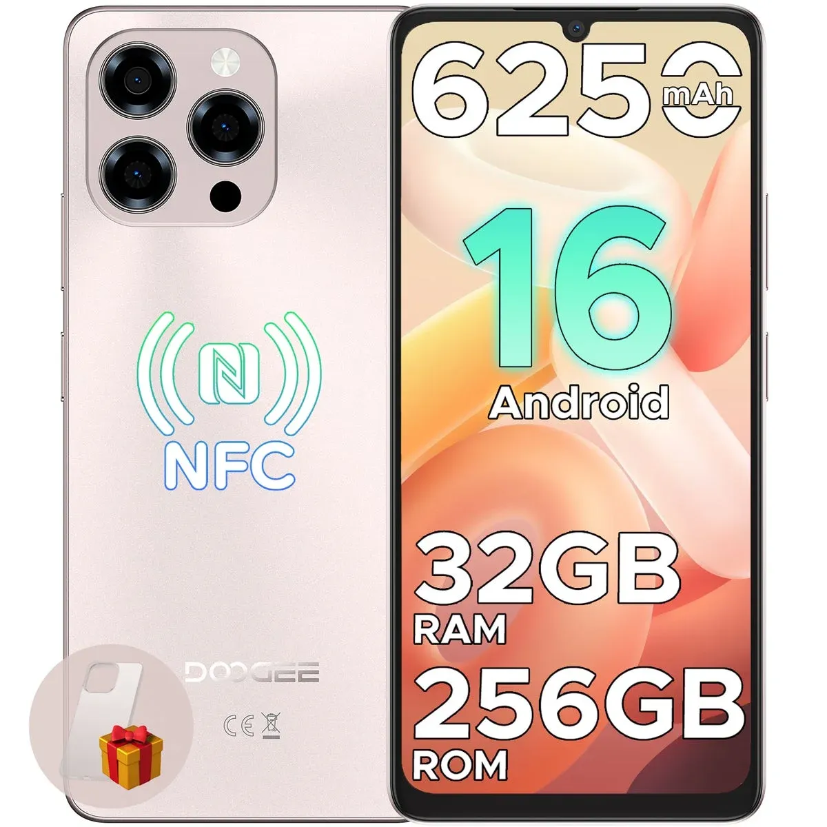 2万円以下で全部入り!大容量×90Hz×顔認証の高性能スマホ「DOOGEE NOTE58PRO」が期間限定6,000円OFFセール中