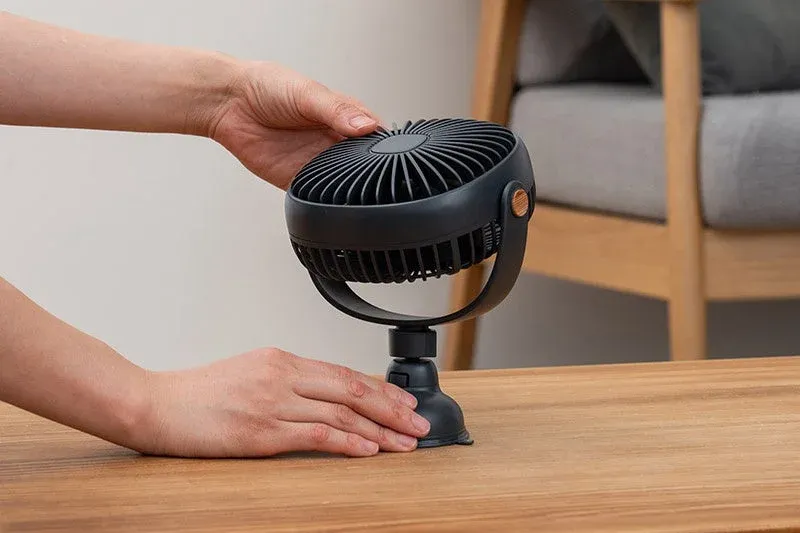 ファン部分の角度調節