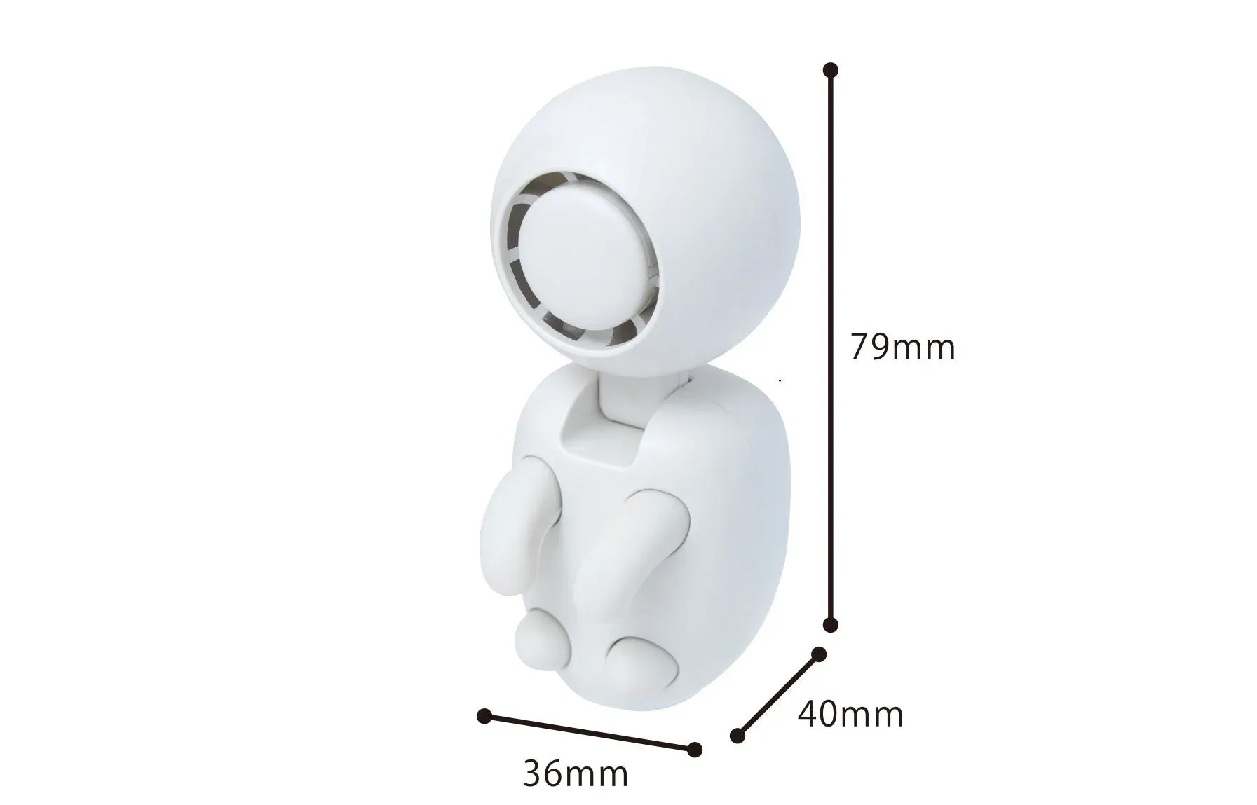 白くて可愛らしい小型デバイスの製品画像