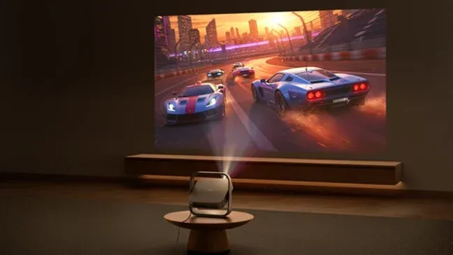 レースゲーム投影イメージ