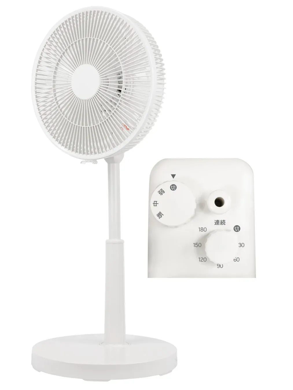 上部操作リビング扇風機 ZFL-A1ETC-W