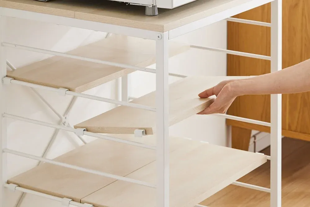 可動棚の高さ調整