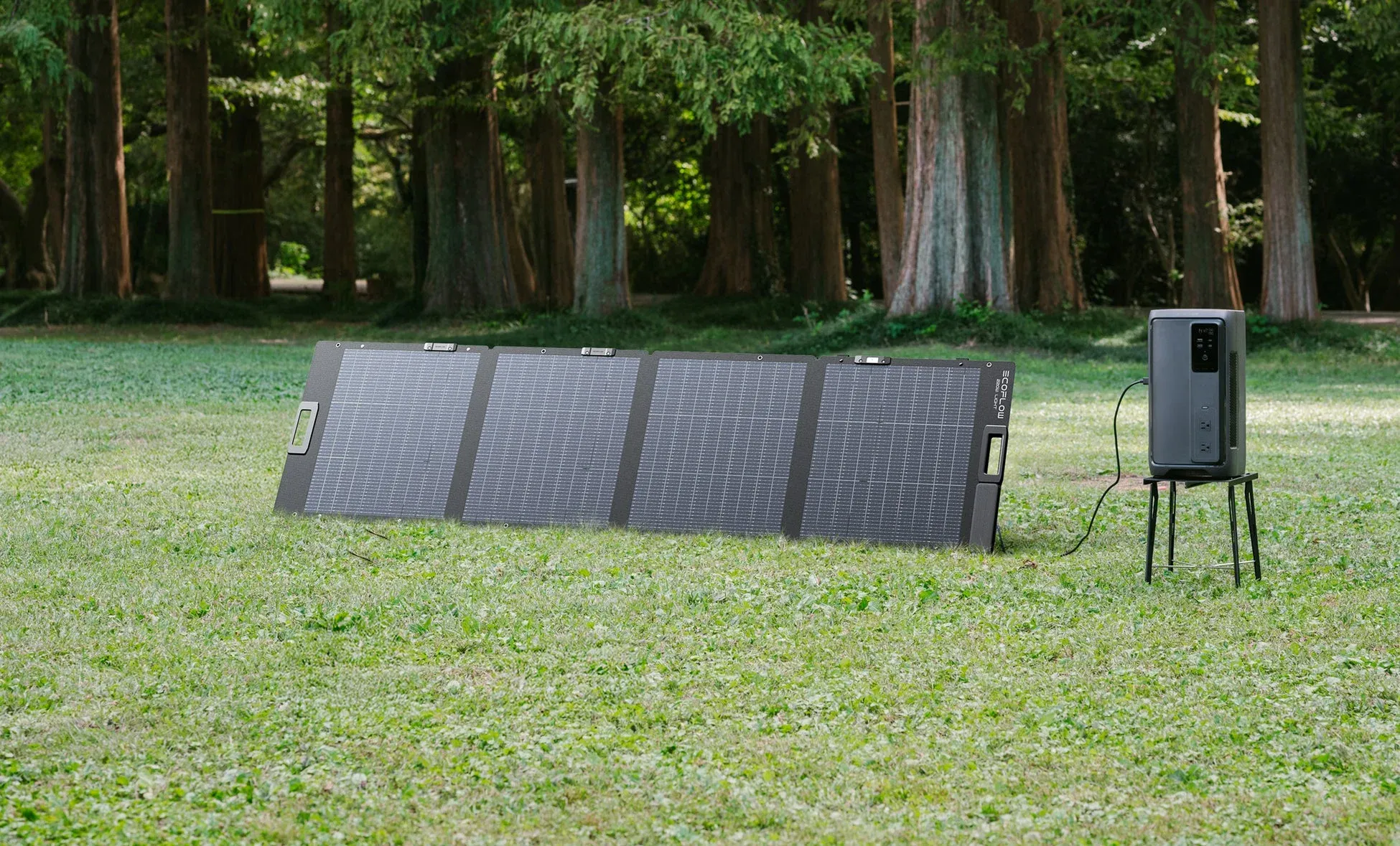 ソーラーパネルとポータブル電源の組み合わせ
