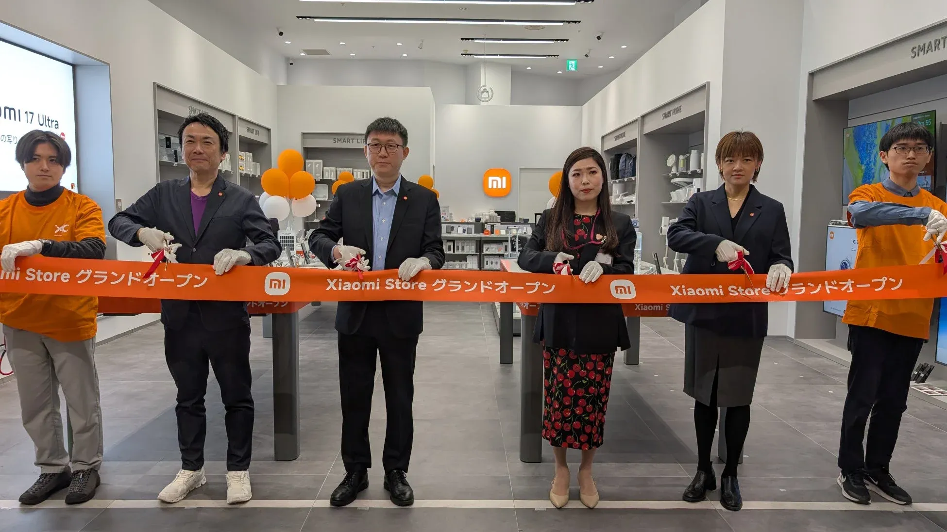 Xiaomi Storeイオンモール鶴見緑地店のオープンセレモニー