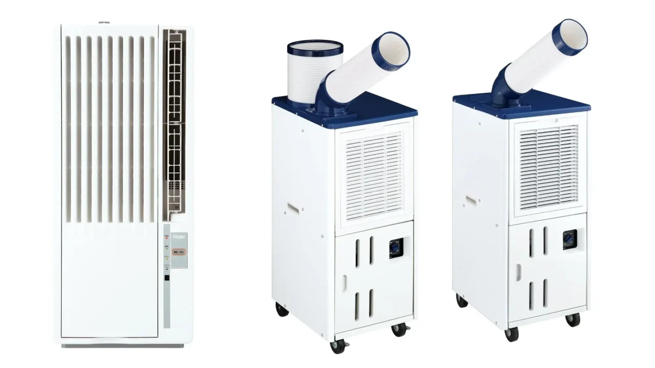 夏の猛暑を乗り切る！ハイアールから工事不要の「窓用ルームエアコン」と「床置き型スポットエアコン」が登場
