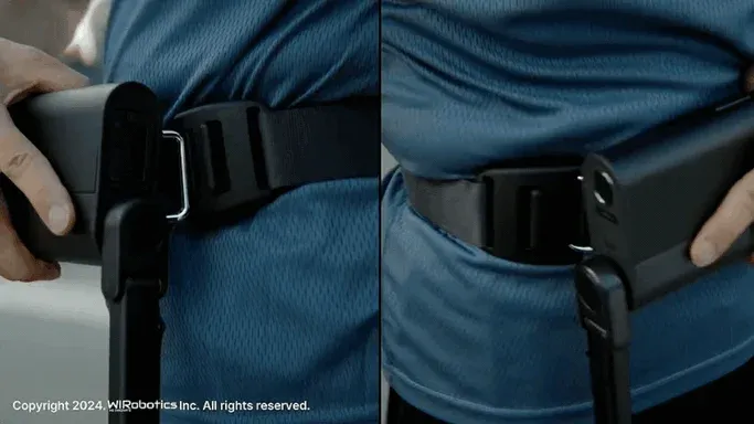 デバイス装着の様子