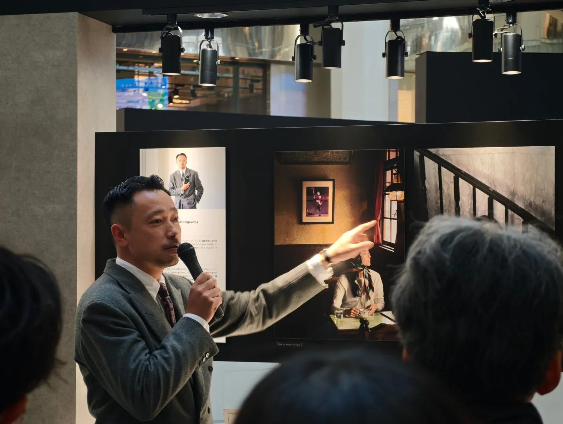 長山一樹さんのギャラリートーク