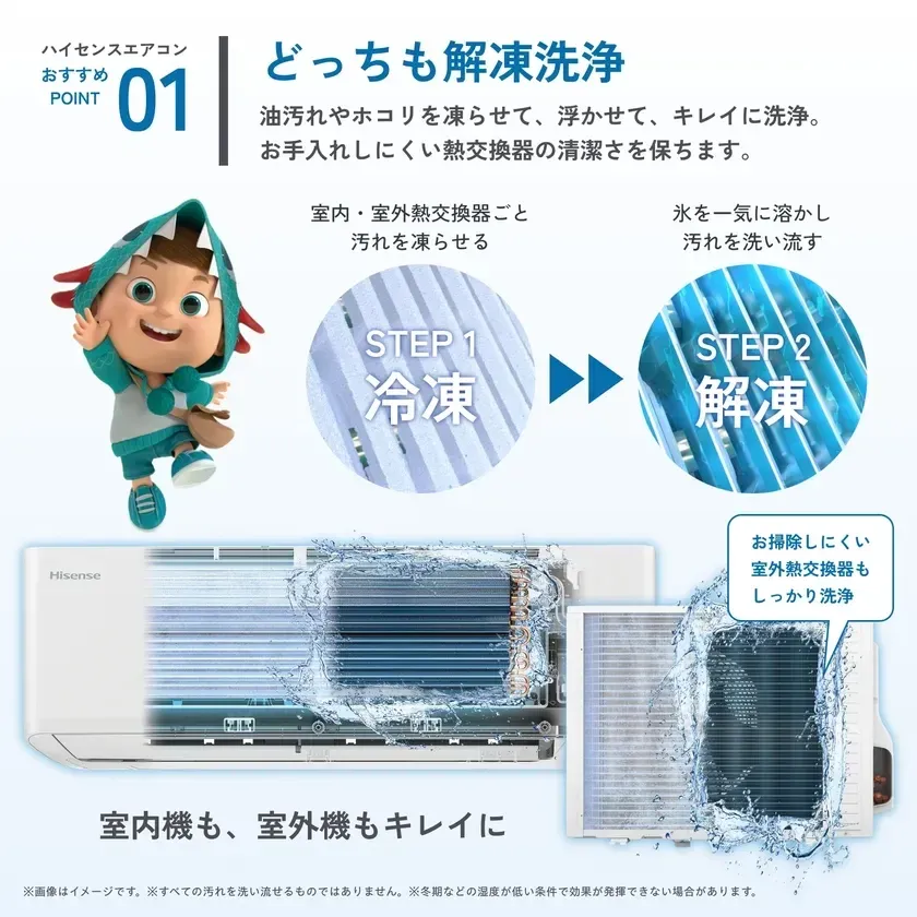 どっちも解凍洗浄