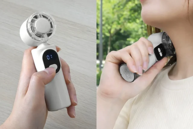 ディスプレイ搭載×選べる冷却機能！夏の暑さ対策に寄り添うジェットハンディファン2モデルが登場