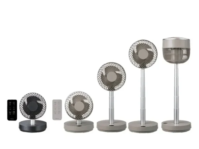 消費電力を約80％削減！「のび～るDCサーキュレーター」に新色グレージュが登場、2026年4月上旬発売