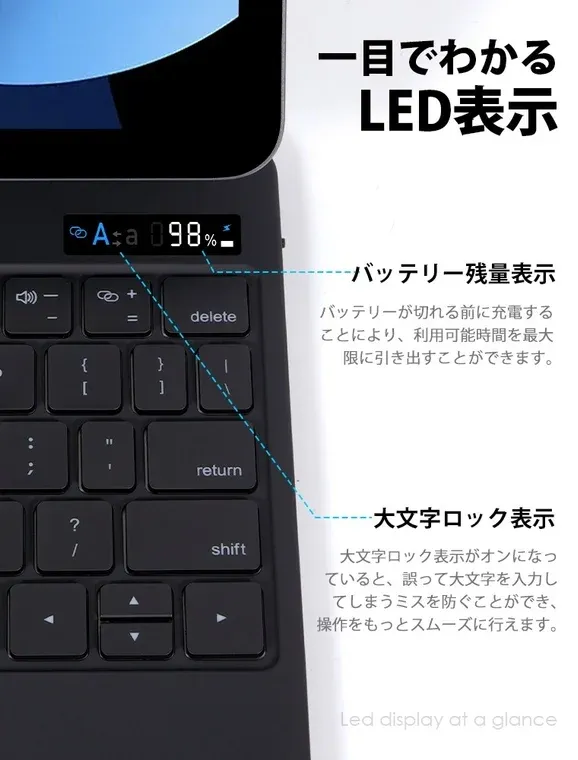 バッテリー残量表示